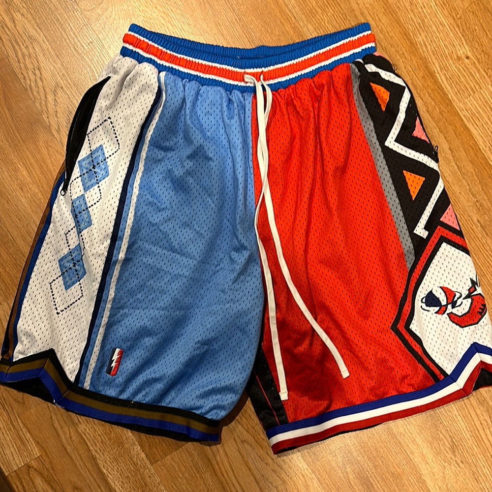 Trillest Be Like Mike UNC Bulls Swingman Shorts size XXL